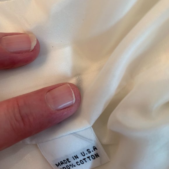 Vintage Kimi Collection cream cotton jacket with hearts size M excellent cond - Picture 12 of 15